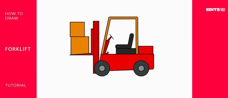How To Draw A Forklift | In 11 Easy Steps