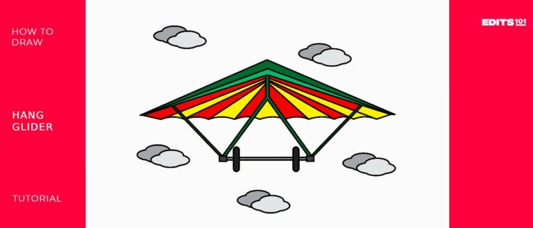 How To Draw A Hang Glider | A Step-By-Step Guide
