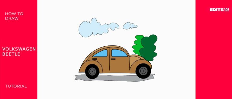 how to draw a volkswagen beetle