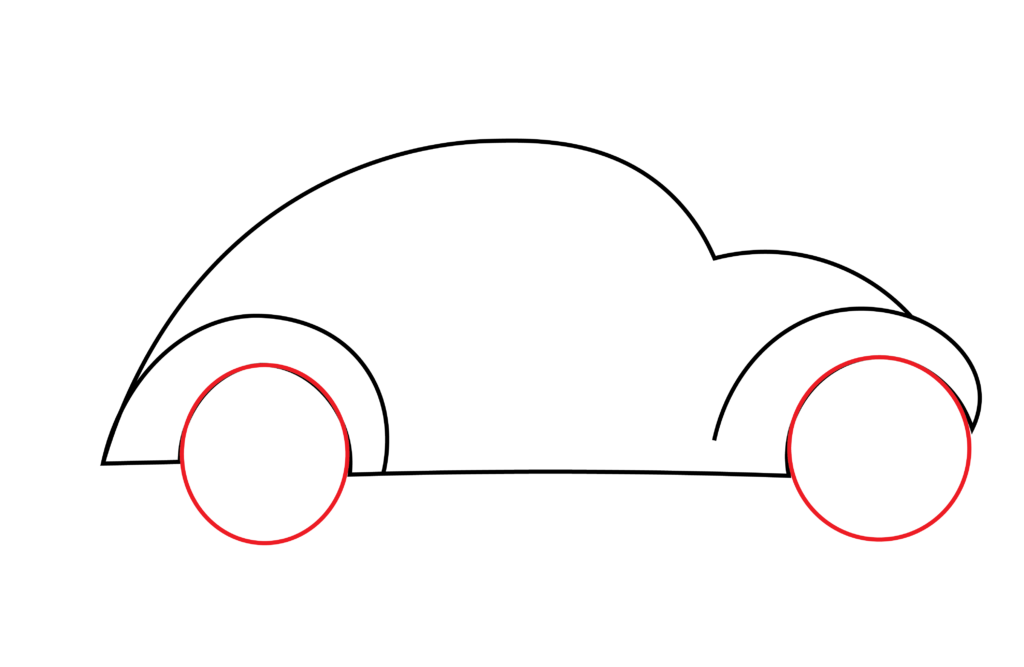 how to draw a volkswagen beetle realistic