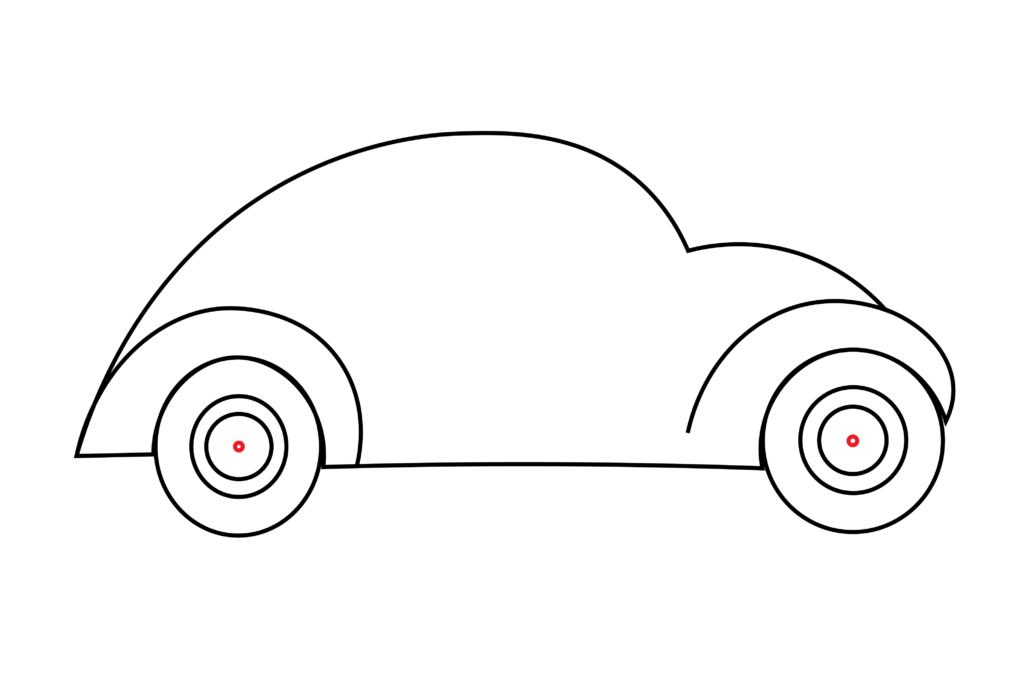 how to draw a volkswagen beetle